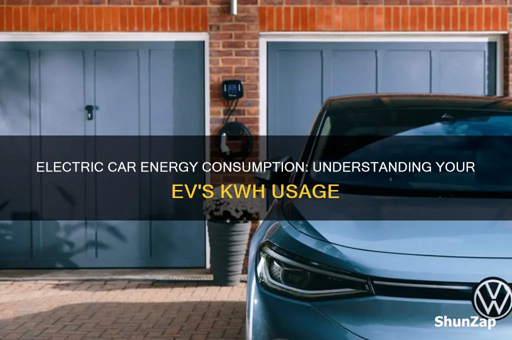 how much kwh does a electric car use