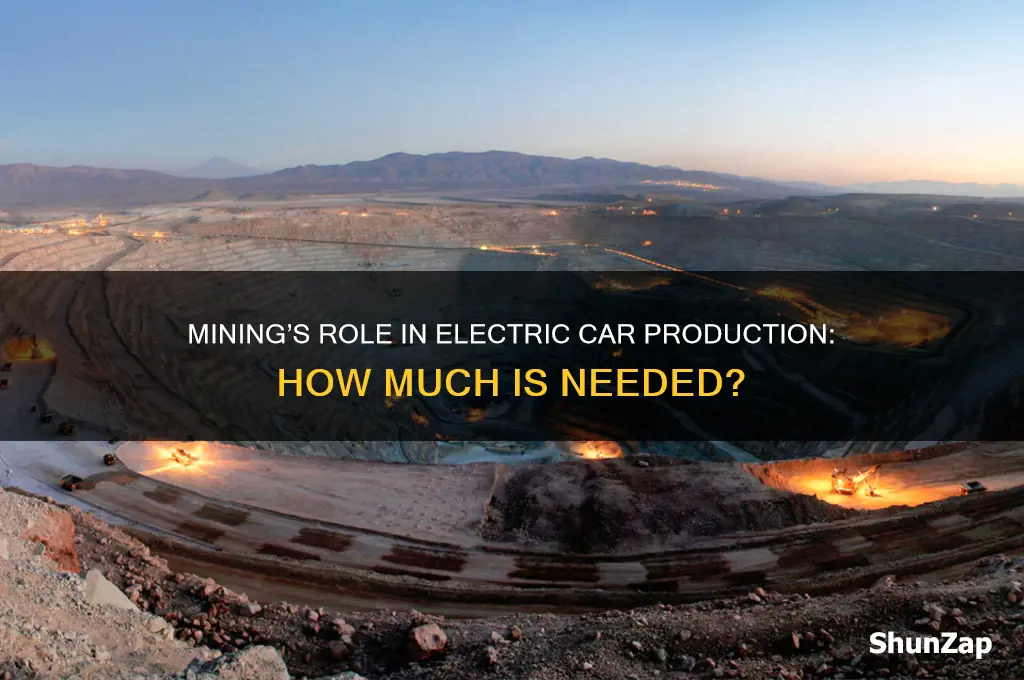 how much mining is required for electric cars