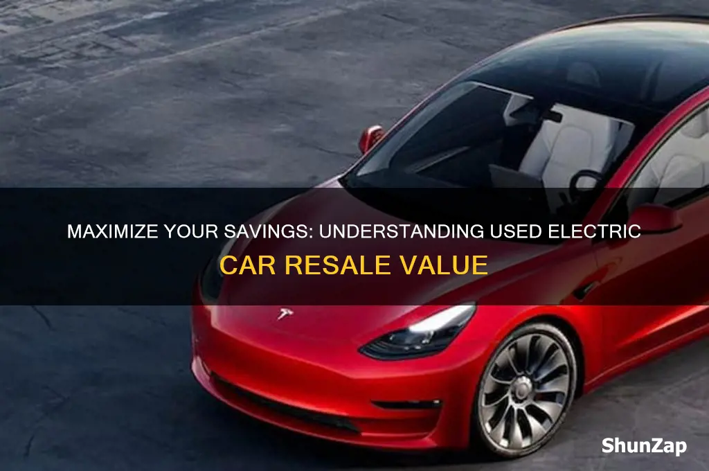 how much money you get on used electric car