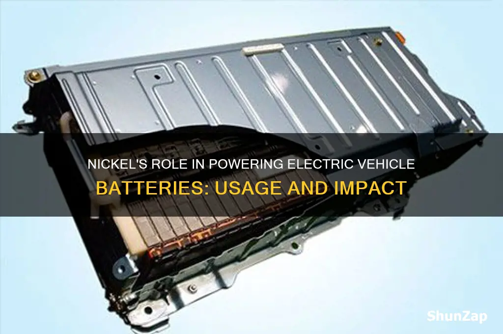 how much nickel is used for electric car batteries