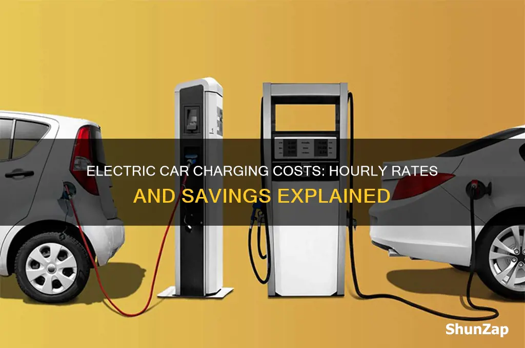 how much per hour to charge electric car