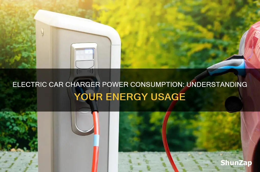 how much power does electric car charger use