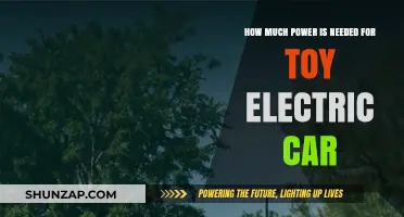 Power Requirements for Toy Electric Cars: A Comprehensive Guide