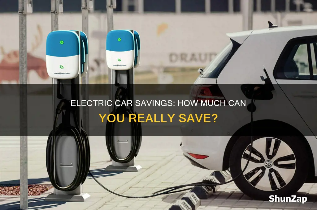 how much save electric car