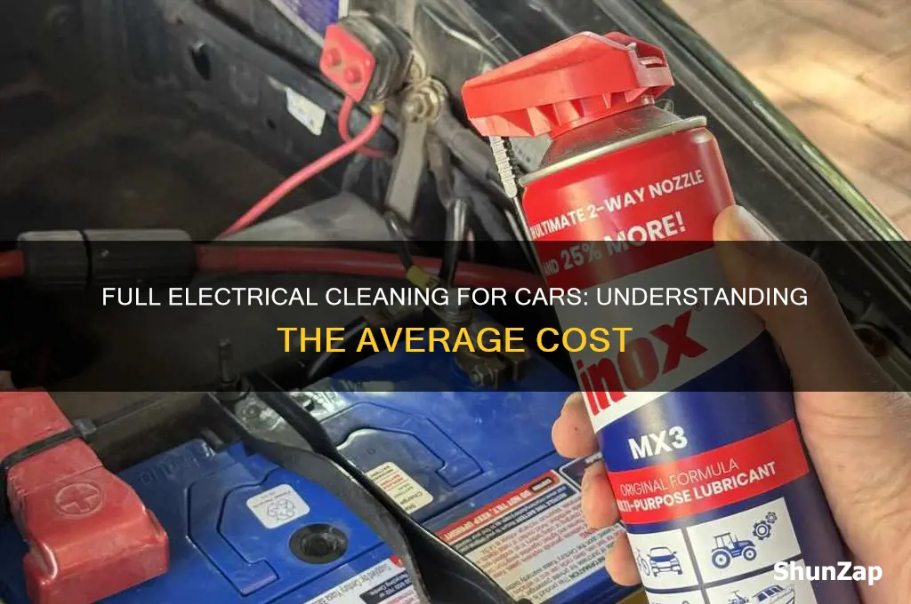 how much should full electrical cleaning cost car