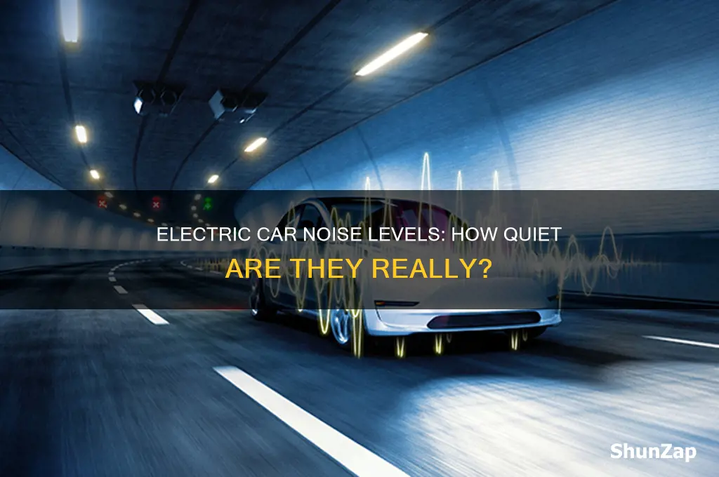 how much sound dies an electric car make