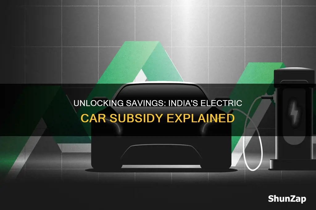 how much subsidy on electric car in india