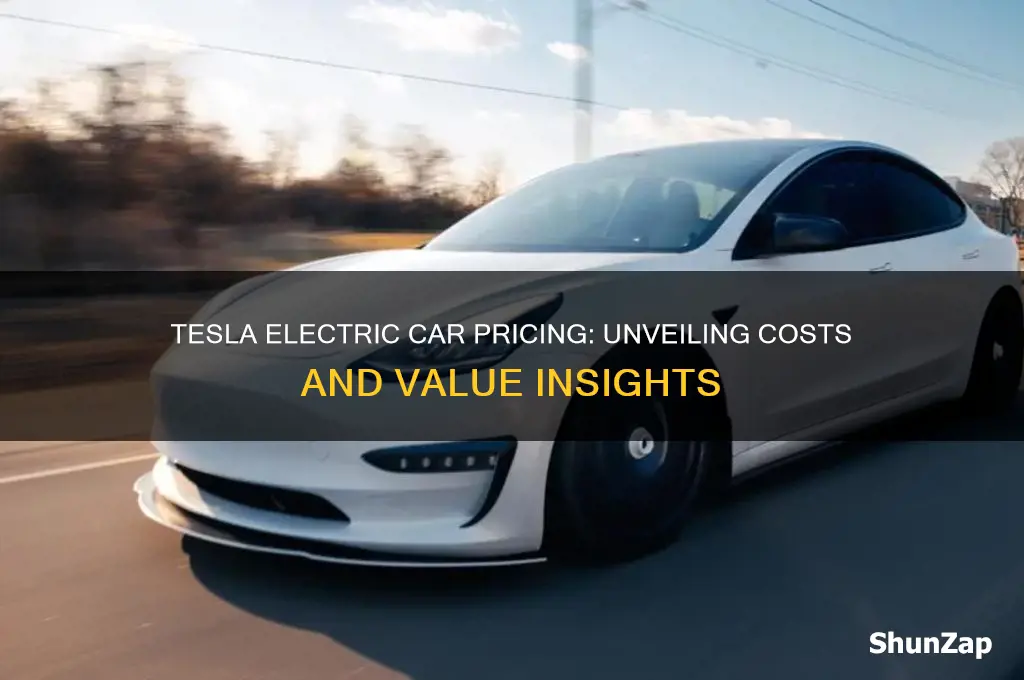 how much tesla electric car cost
