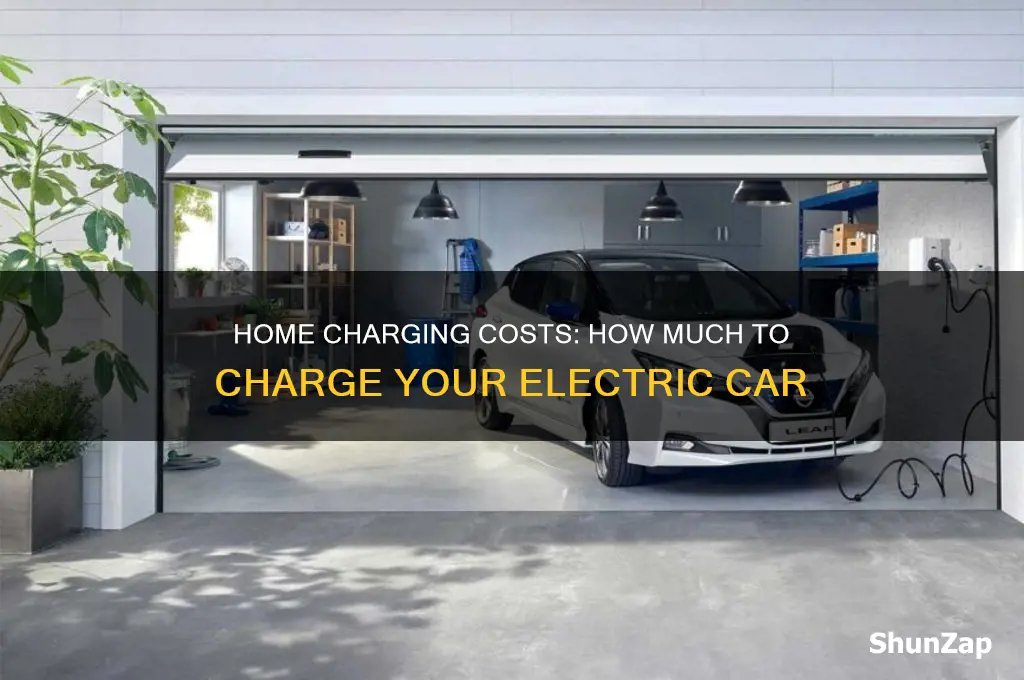 how much to charge an electric car at home