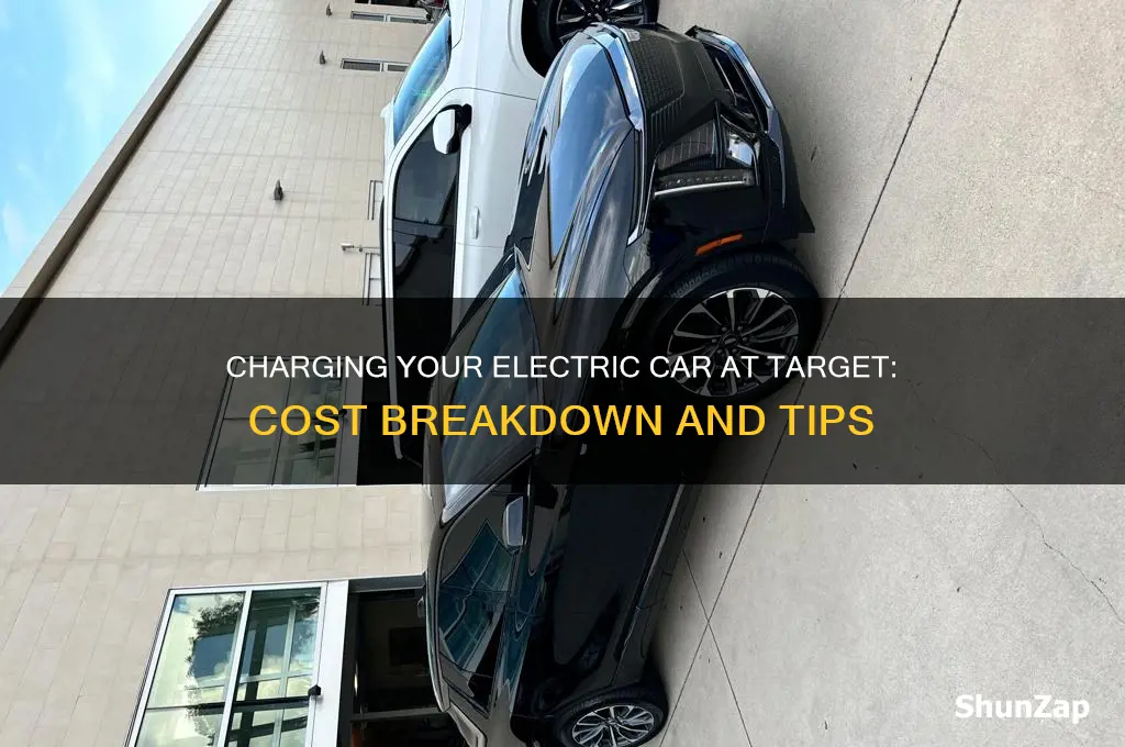 how much to charge an electric car at target