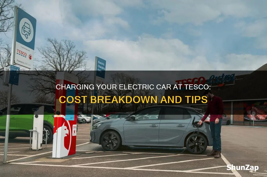 how much to charge an electric car at tesco