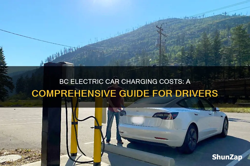 how much to charge an electric car in bc