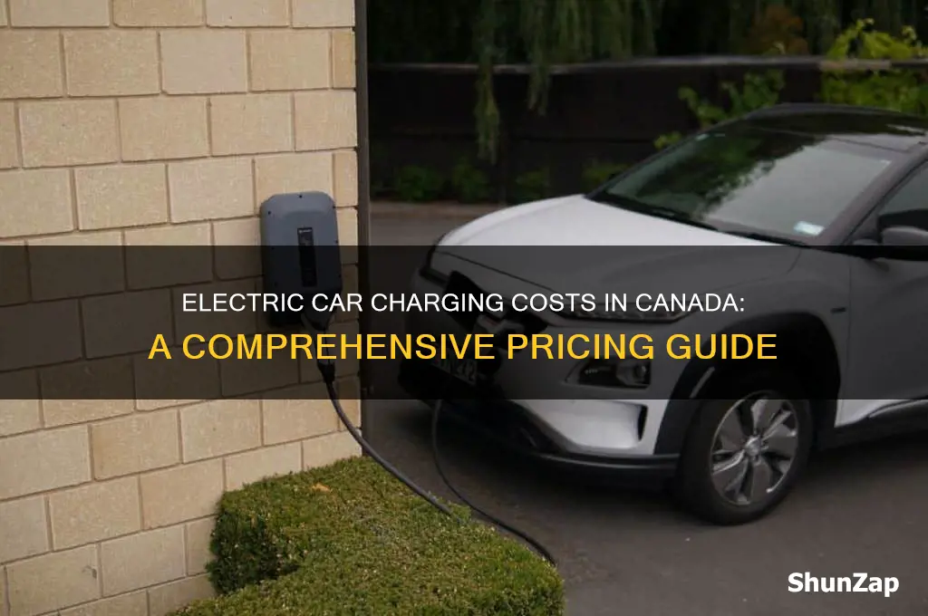 how much to charge an electric car in canada