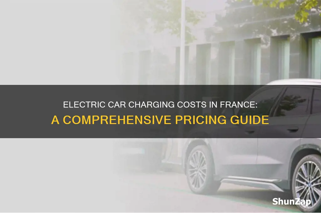 how much to charge an electric car in france