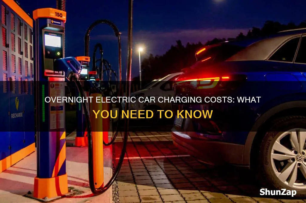 how much to charge an electric car overnight