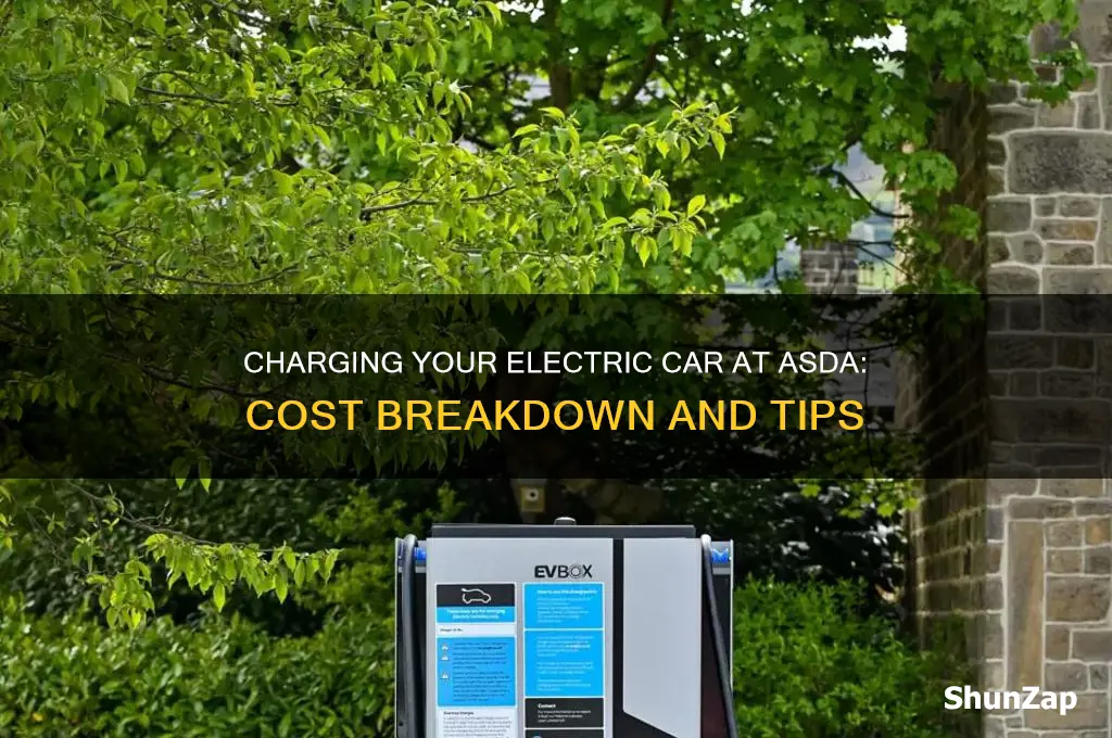 how much to charge electric car at asda
