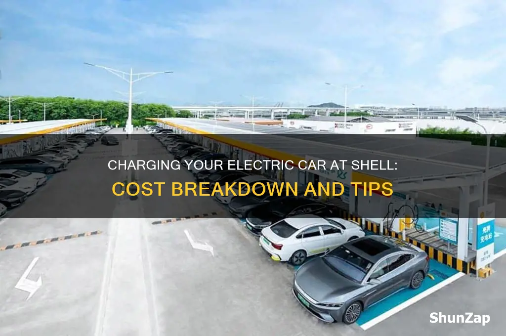 how much to charge electric car at shell