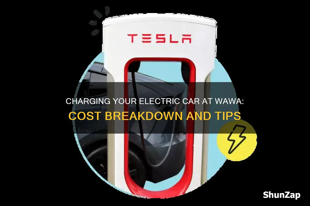 how much to charge electric car at wawa
