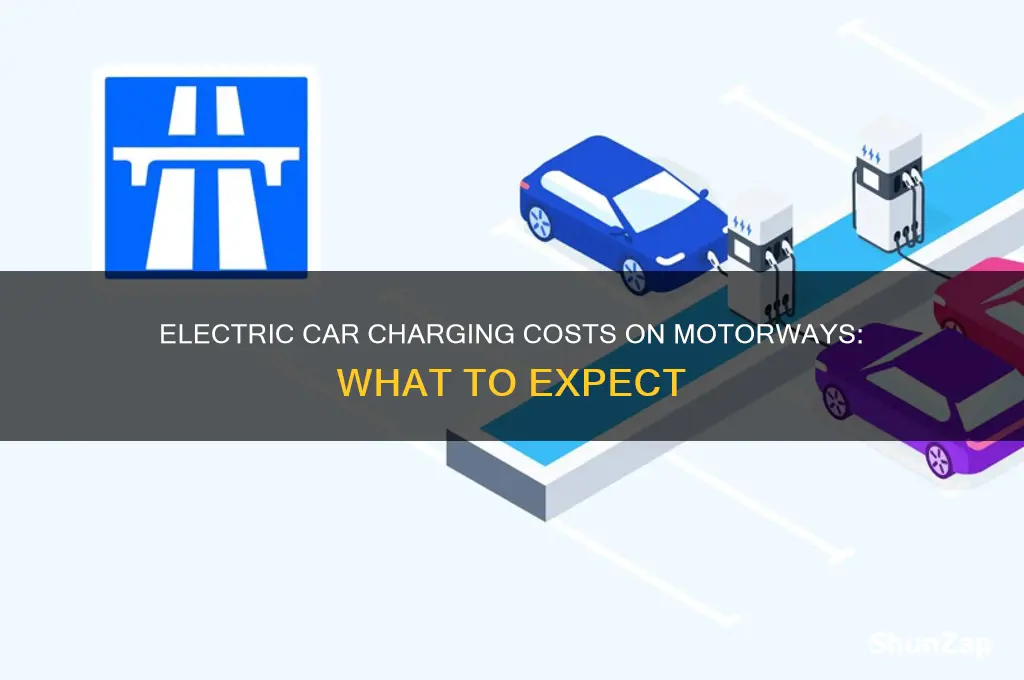 how much to charge electric car on motorway