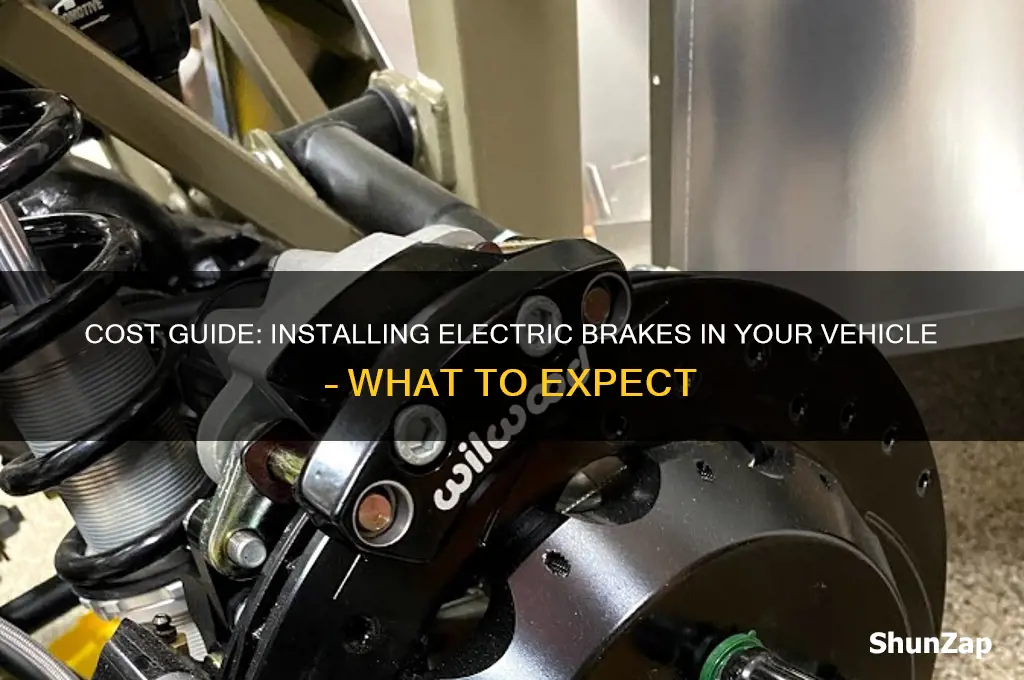 how much to fit electric brakes to a car