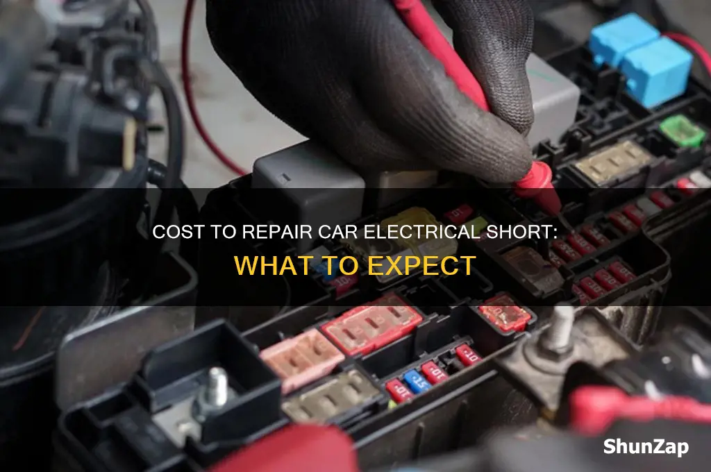 how much to fix electrical short in car