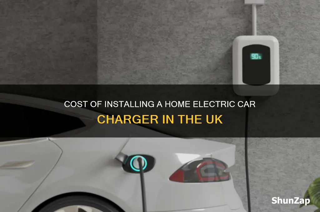 how much to get electric car charger at home uk