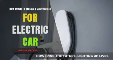 Cost to Install 240V Outlet for Electric Vehicle Charging