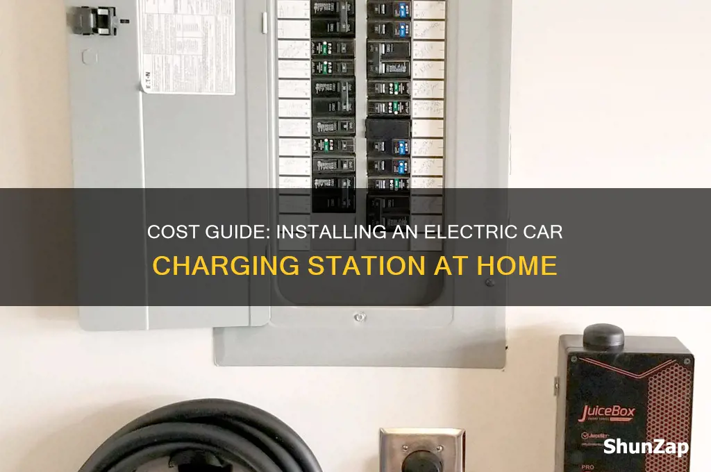 how much to install electric car charging station at home
