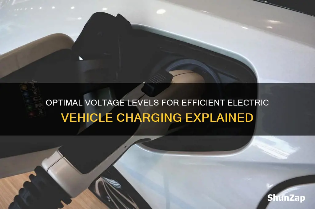 how much voltage to charge an electric car
