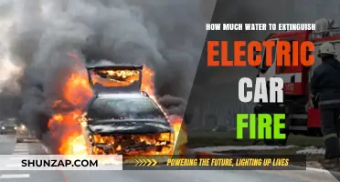 Extinguishing Electric Car Fires: Optimal Water Quantity and Safety Tips