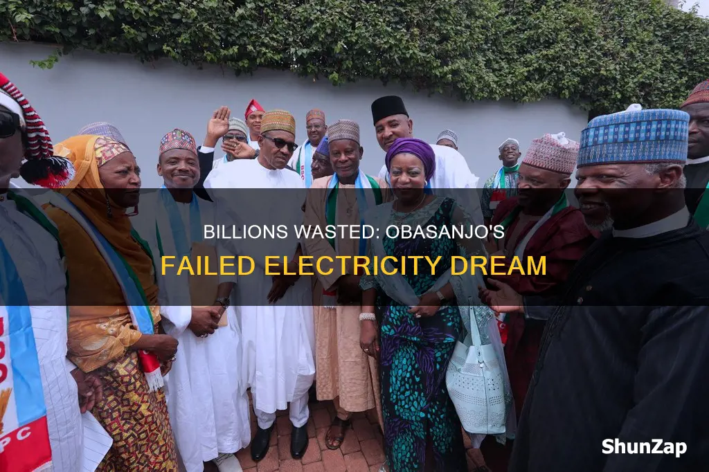 how obasanjo spent 16b dollars on electricity