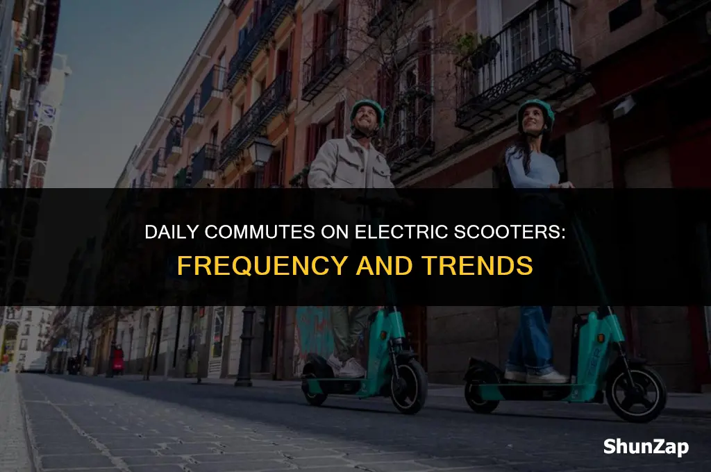 how often are electric scooters used daily