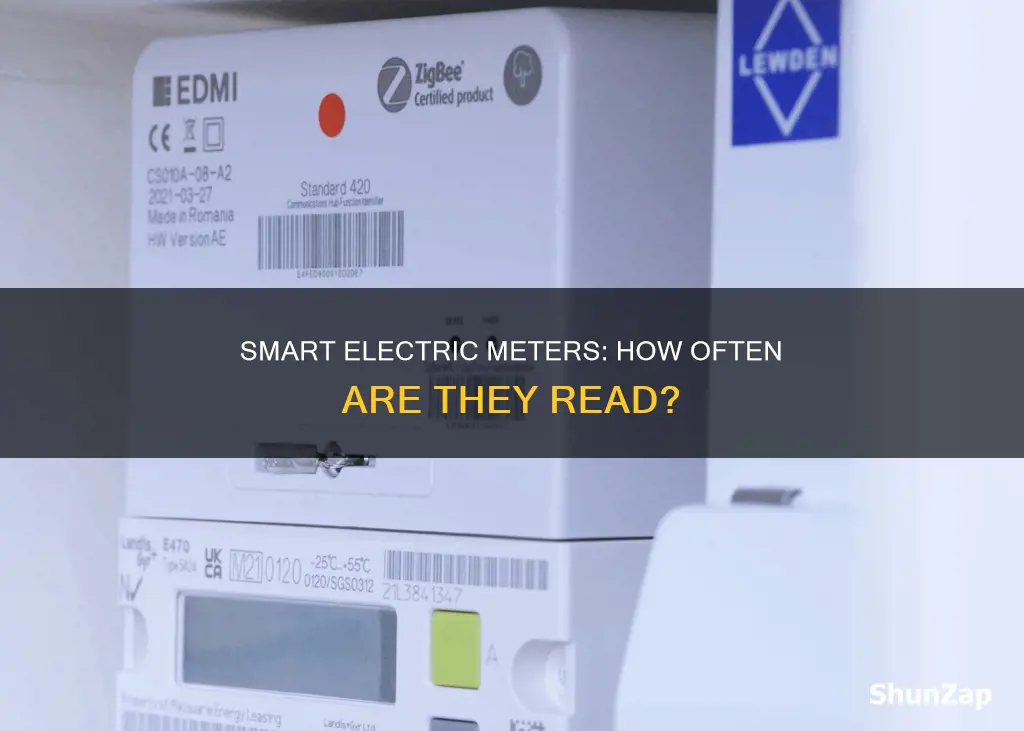how often are smart electric meteres read