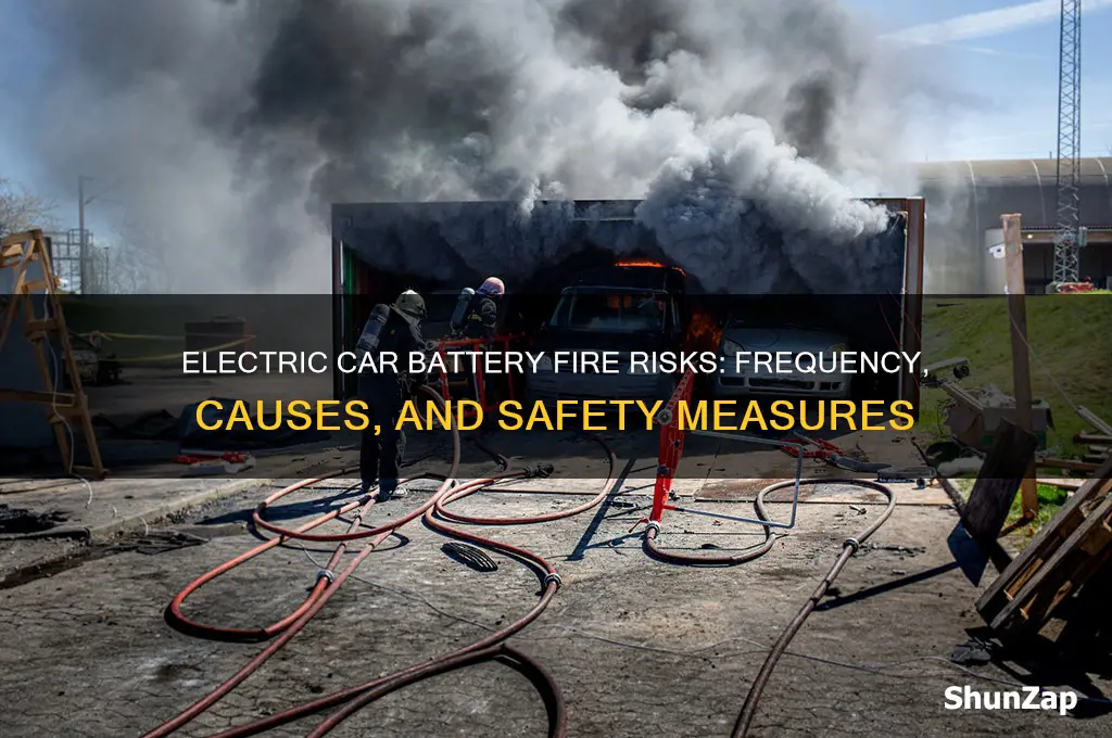 how often do electric car batteries catch fire