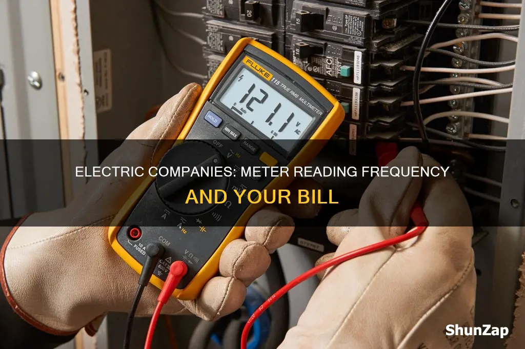 how often do electric companies read meters