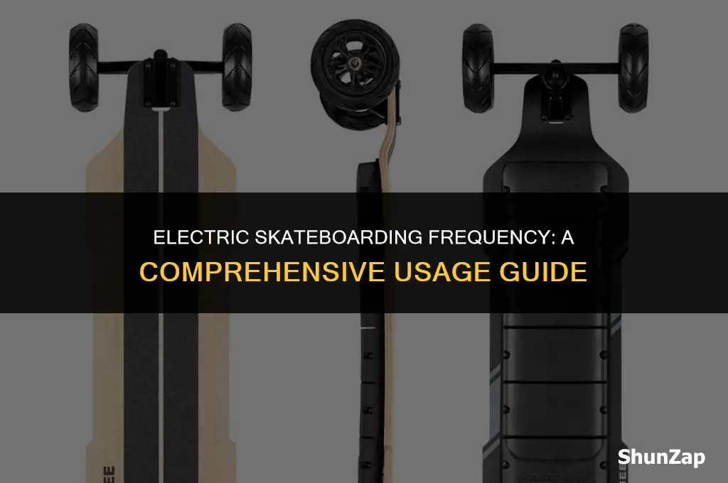 how often do people use an electric skateboard
