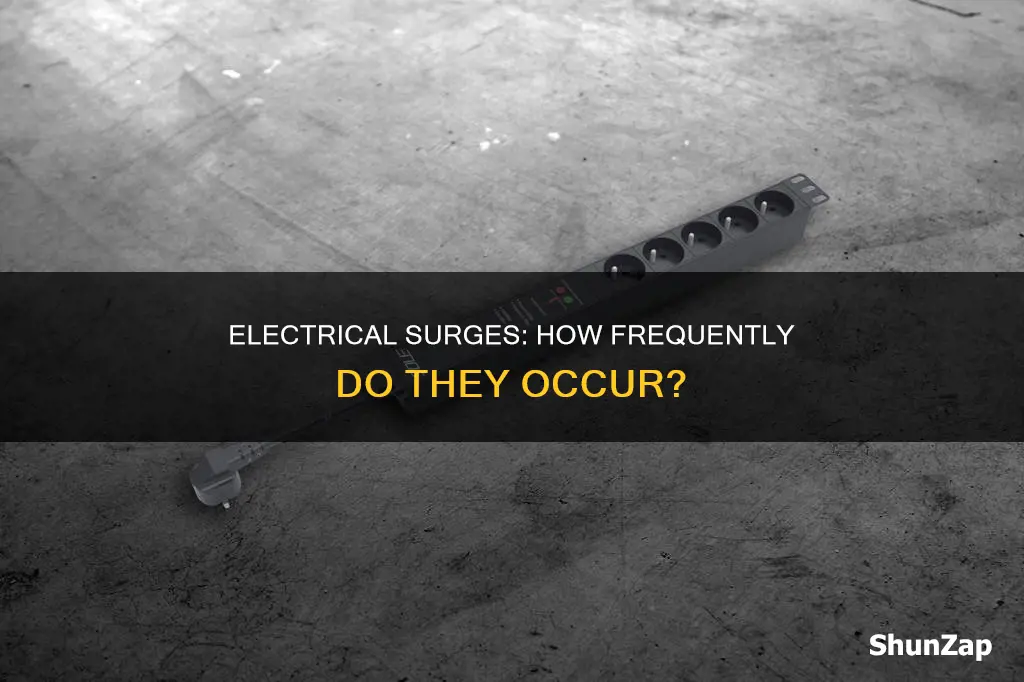 how often does a electrical surge happen