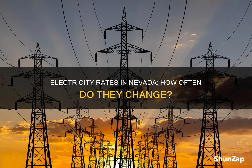 how often does nv change electricity rates