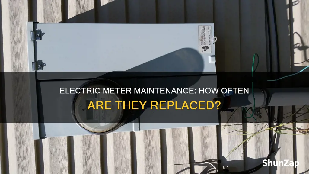 how often does the electric company change meters