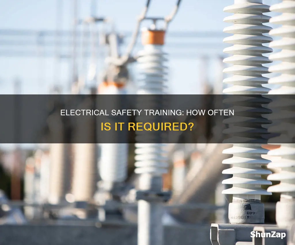 how often is electrical safety training required
