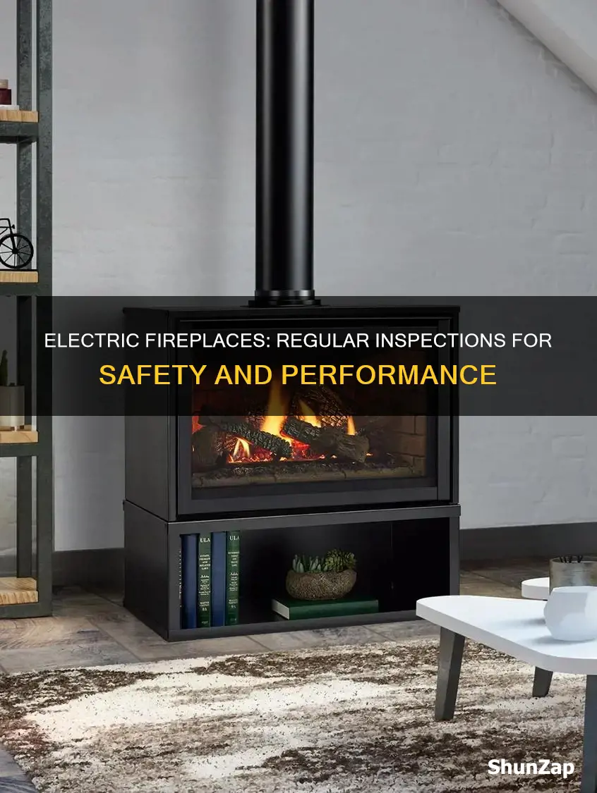 how often should electric fireplaces be inspected