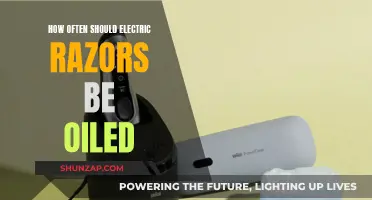 Electric Razor Maintenance: Oil Frequency