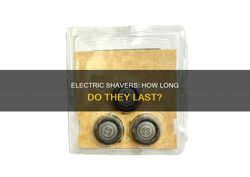 how often should electric shavers be replaced