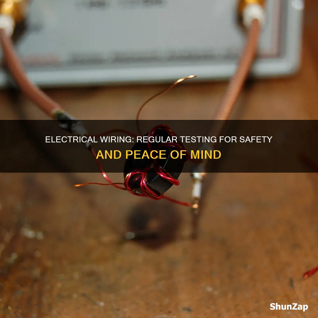 how often should electrical wiring be tested