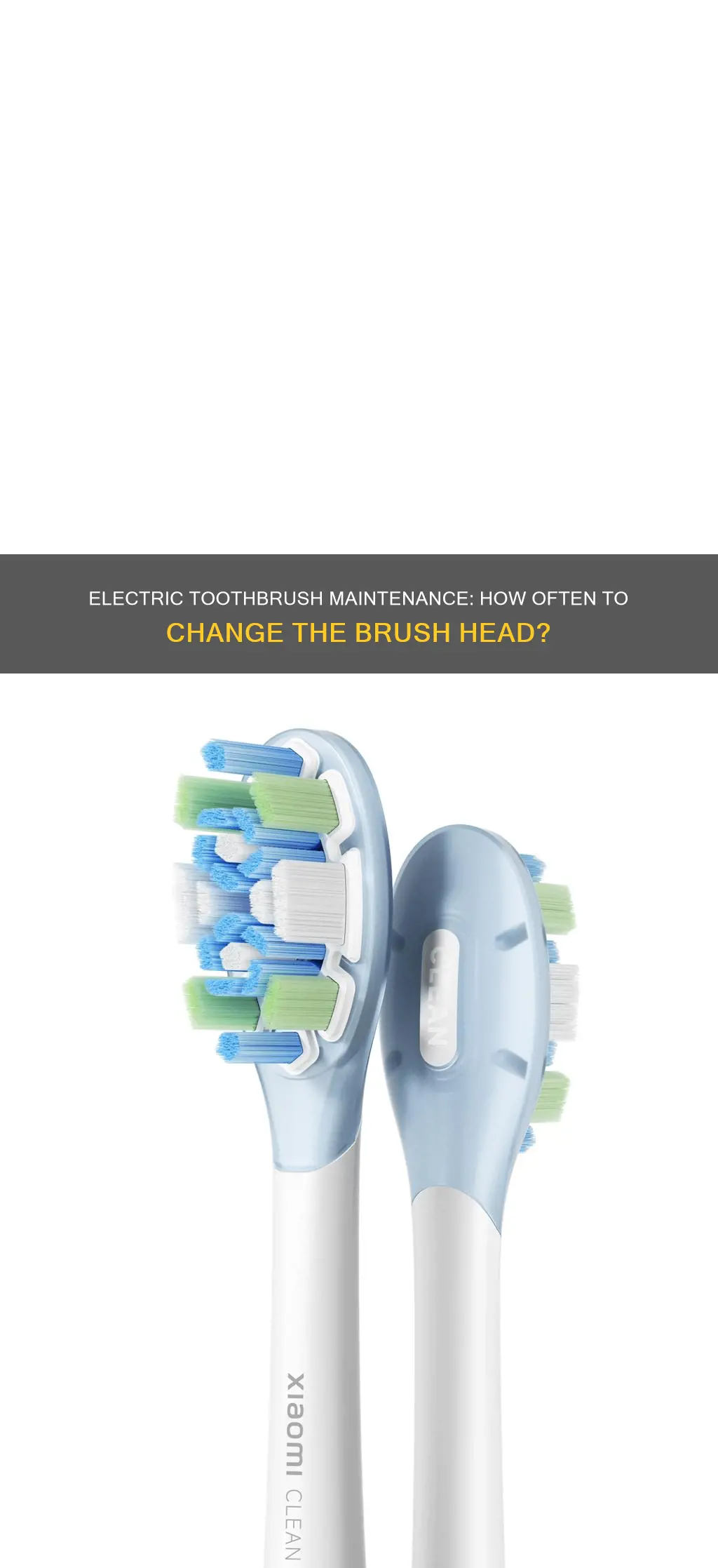 how often to change electric toothbrush head
