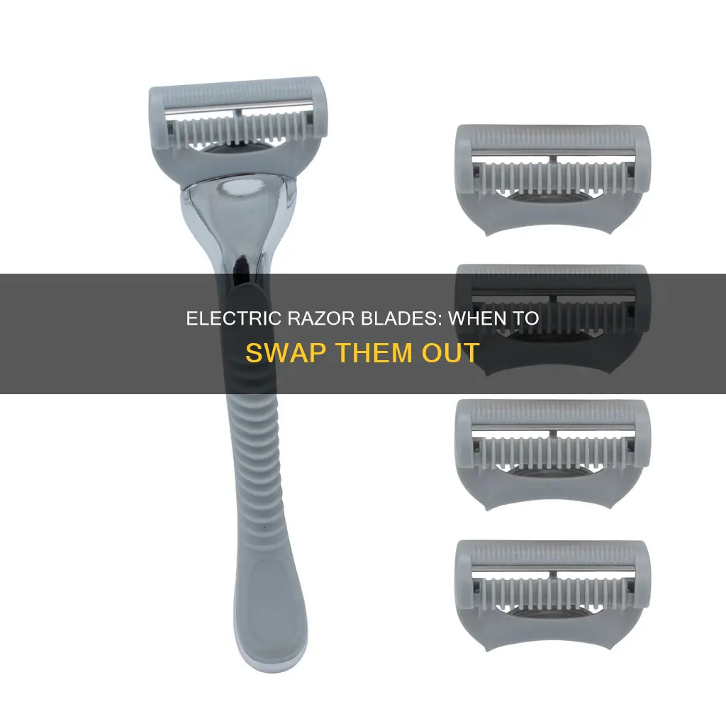 how often to replace electric razor blades