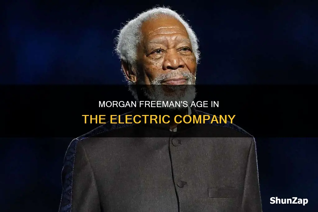 how okd was morgan freeman on the electric company