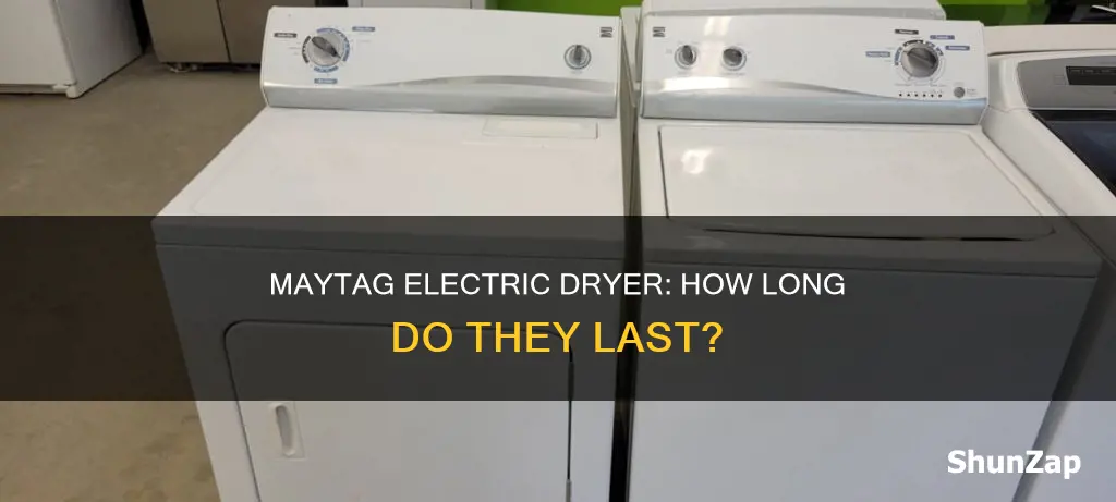 how old is my maytag electric dryer