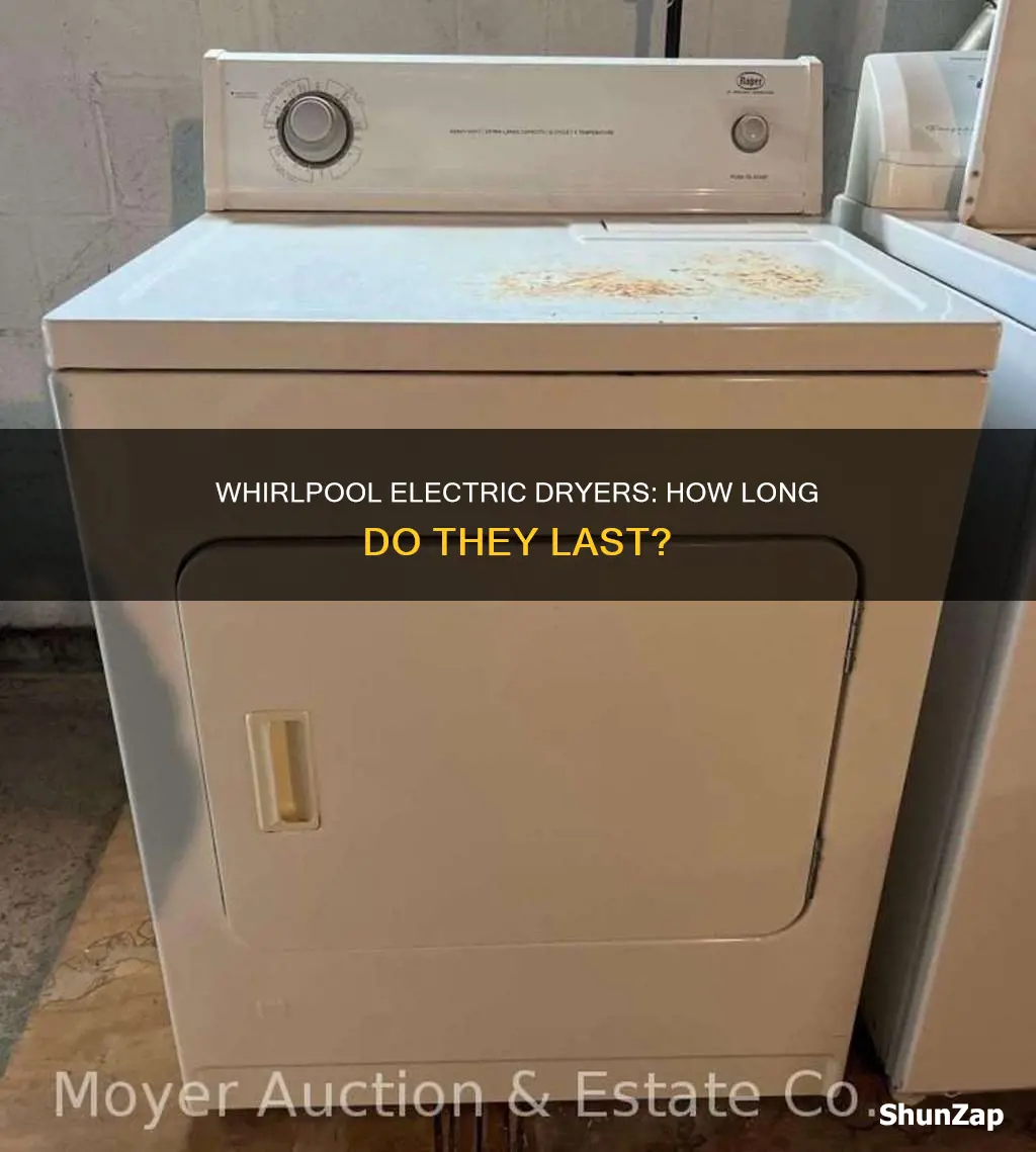 how old is my whirlpool electric dryer