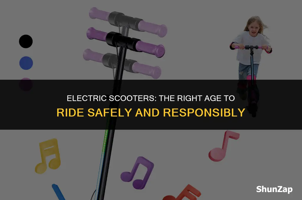 how old to use electric scooter